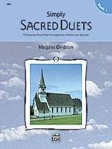 Simply Sacred Duets piano sheet music cover